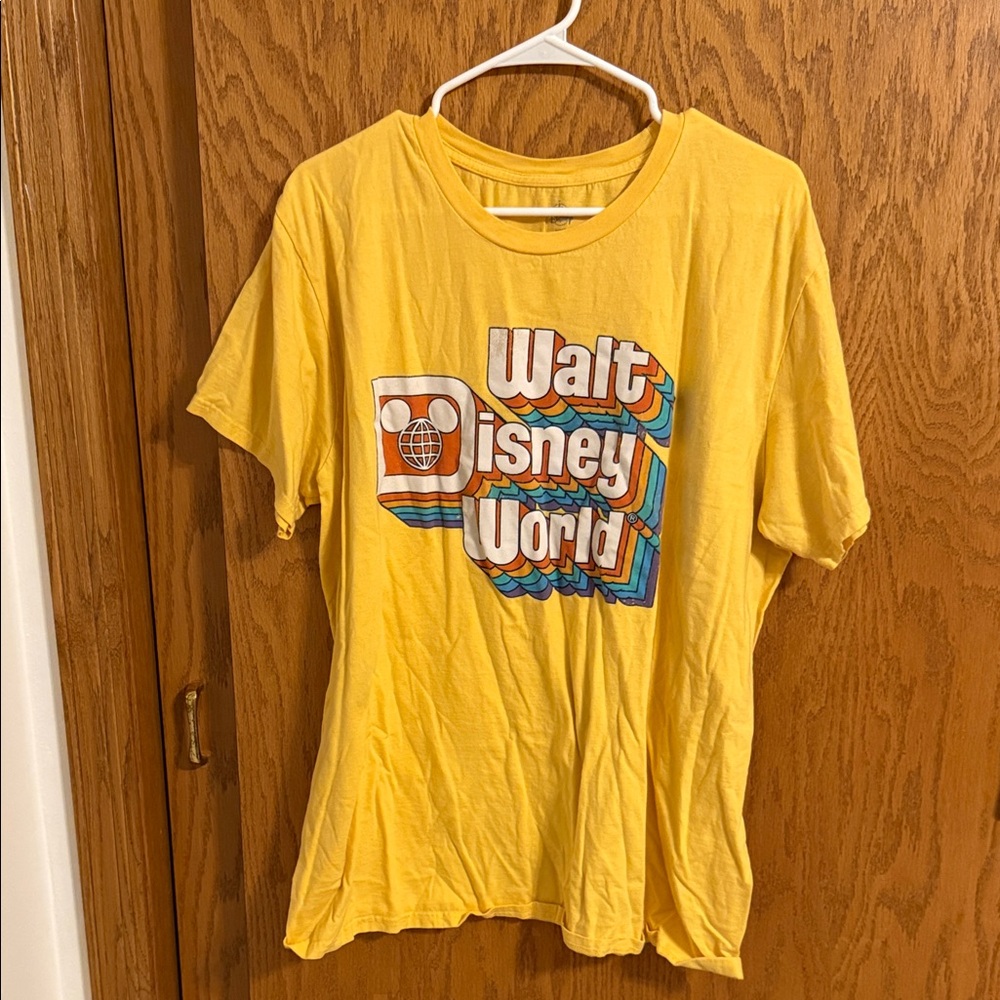 Disney Yellow Walt Disney World Tee